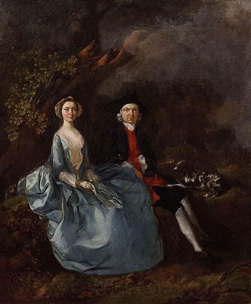 Thomas Gainsborough Portrait of Sarah Kirby and John Joshua Kirby